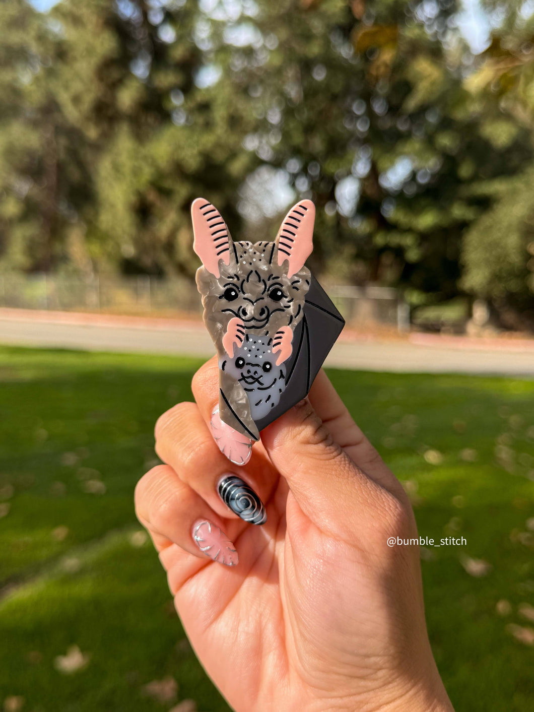 Bats Hair Clips (Set of 2) *November Preorder*