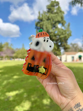 Load image into Gallery viewer, Pumpkin Pup Hair Claw *March Preorder*
